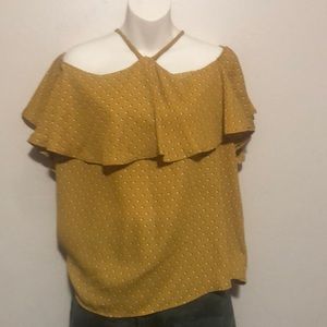 Mustard yellow top